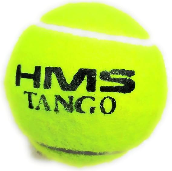 HMS Tango Cricket Tennis Ball (Standard, Pack of 10, Green)