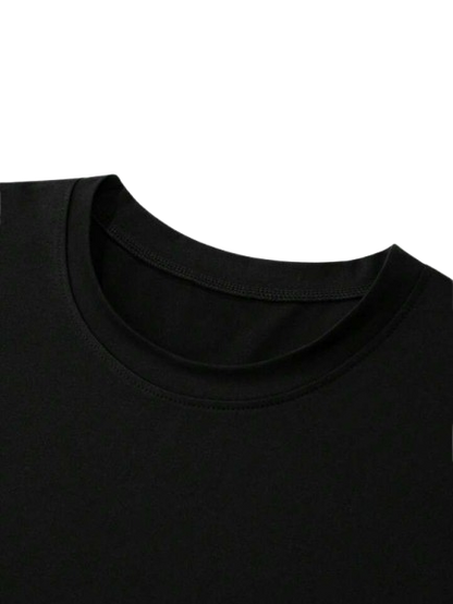 Tisarta "Fearless Sherni" Black Graphic T-Shirt