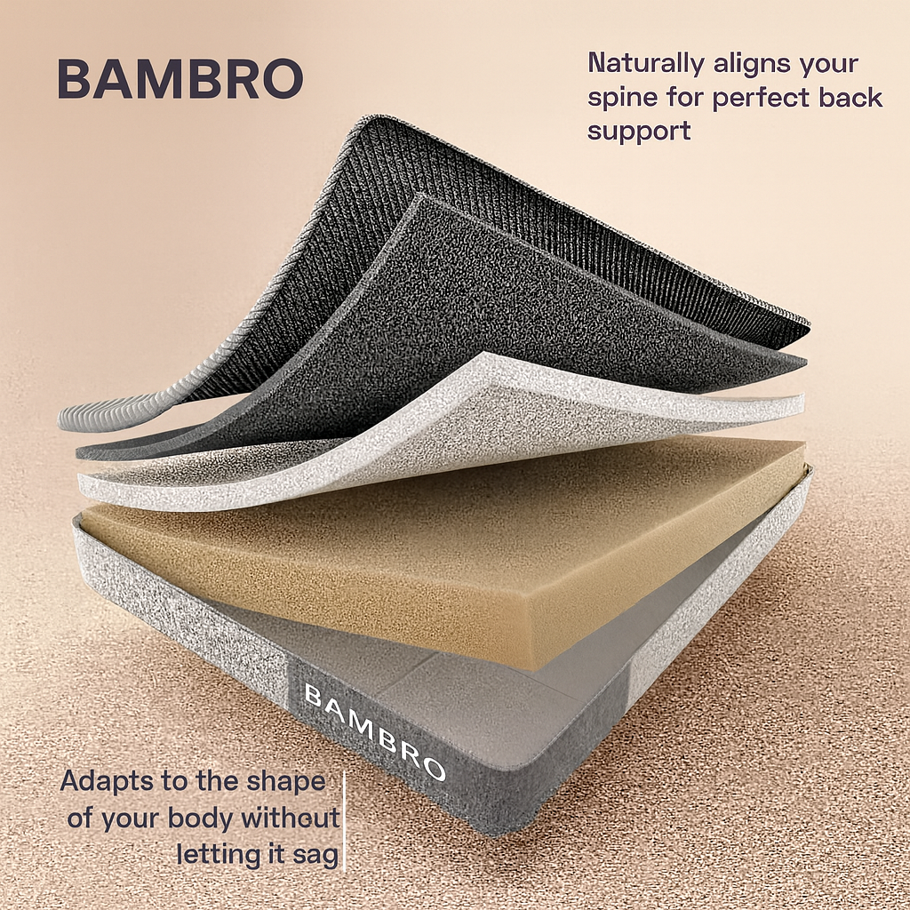 BAMBRO® Orthopedic Memory Foam Medical-Focused Orthopedic Design