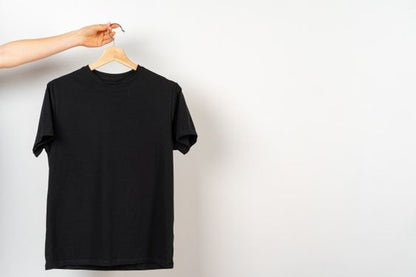 Tisarta Premium Black Oversize Cotton Tshirt - XXXL